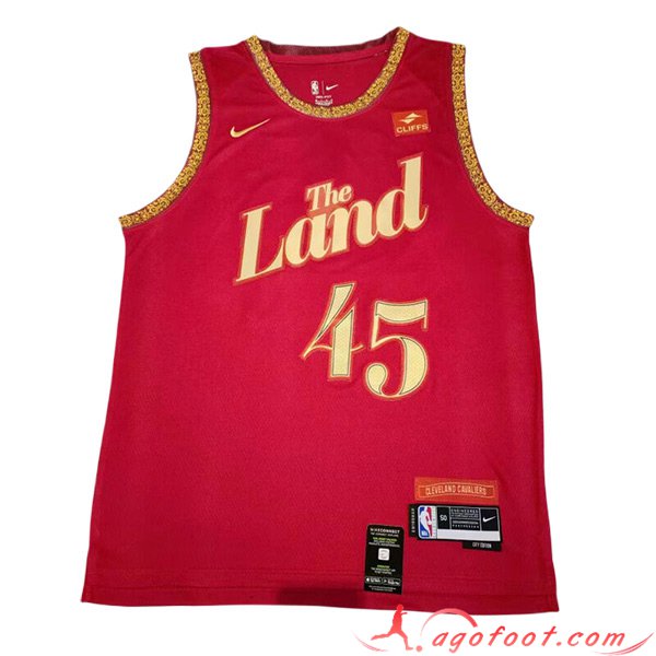 Maillot Cleveland Cavaliers (MITCHELL #45) 2023/24 Rouge -02