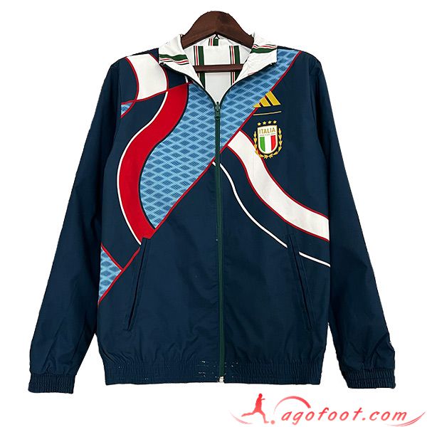 Coupe-Vent Italie Bleu Foncé 2023/2024