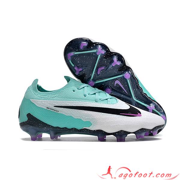 Nike Chaussures de Foot Phantom GX Elite FG Blanc/Noir/Vert
