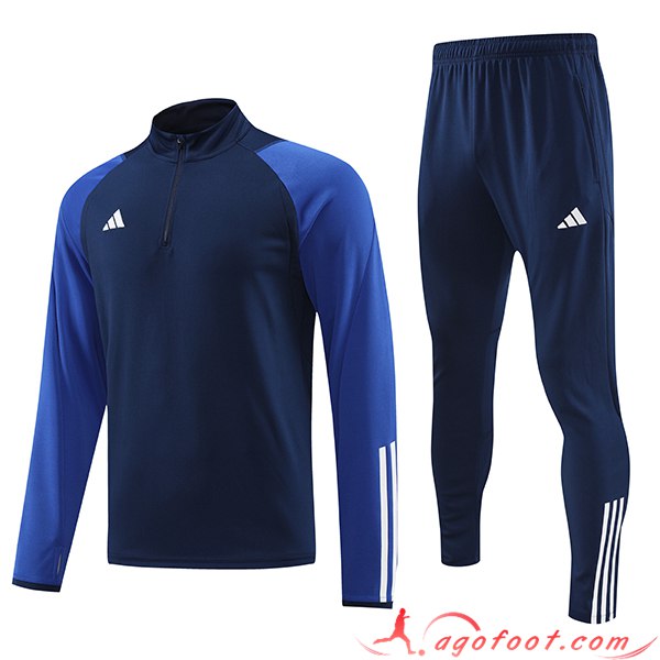 Ensemble Survetement de Foot Adidas Bleu Marine 2023/2024 -03