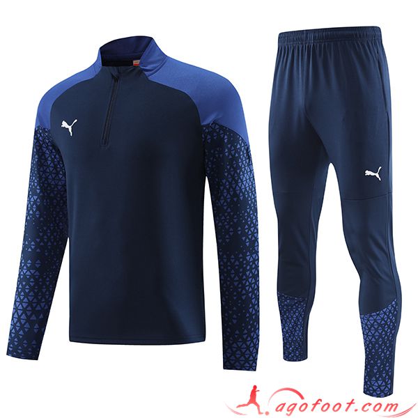 Ensemble Survetement de Foot PUMA Bleu Foncé 2023/2024