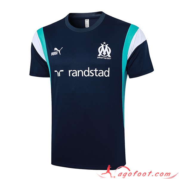 Polo Foot Marseille Bleu Foncé 2023/2024
