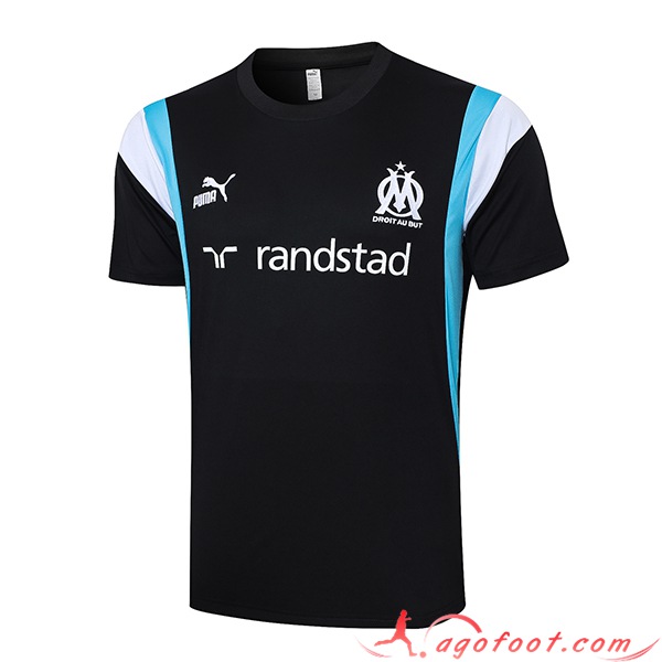 Polo Foot Marseille Noir 2023/2024 -02