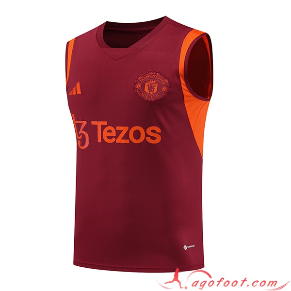 Training Debardeur Manchester United Rouge 2023/2024