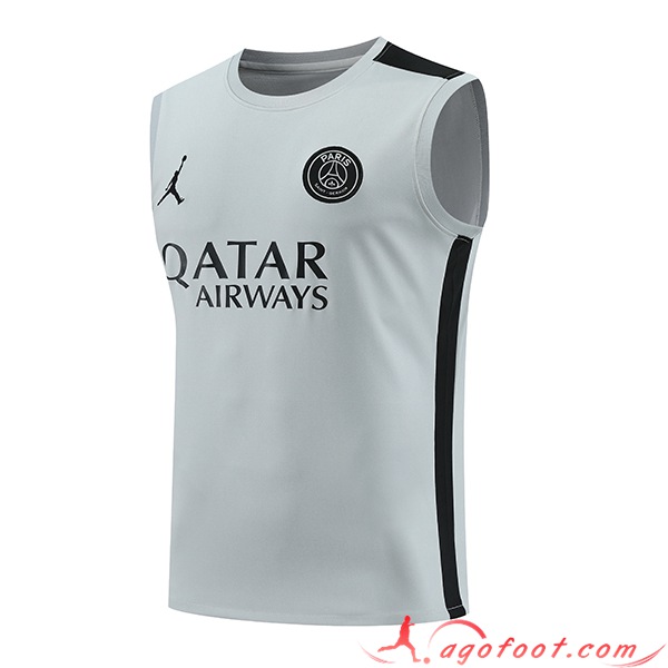 Training Debardeur PSG Blanc/Noir 2023/2024