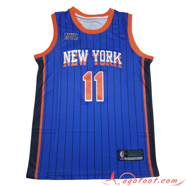 Maillot New York Knicks (BRUNSON #11) 2023/24 Noir/Bleu/Rouge