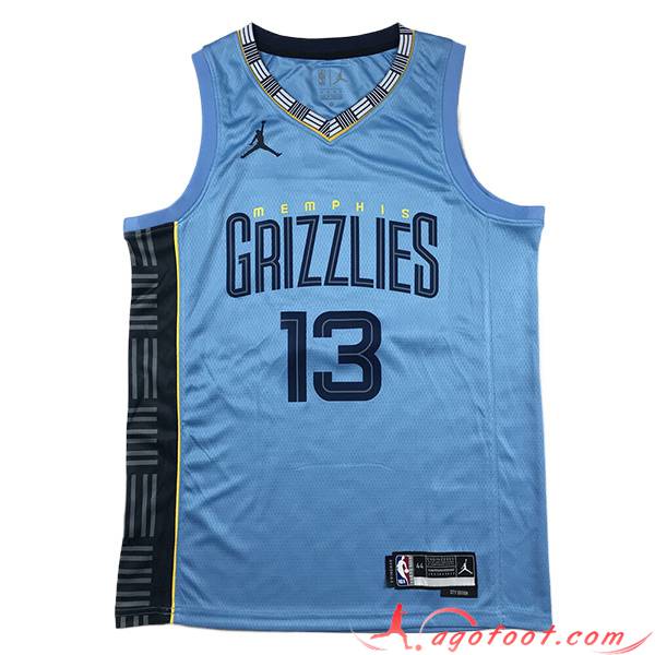 Maillot Memphis Grizzlies (JACKSON JR. #13) 2023/24 Bleu