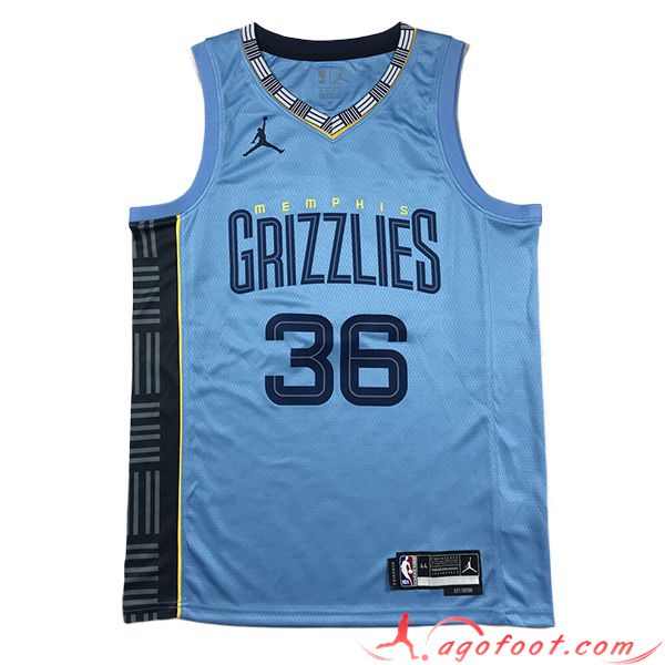 Maillot Memphis Grizzlies (SMART #36) 2023/24 Bleu