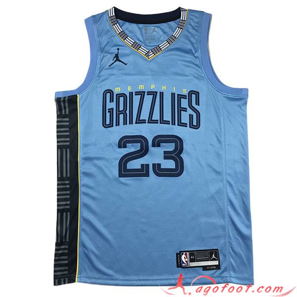 Maillot Memphis Grizzlies (ROSE #23) 2023/24 Bleu -03