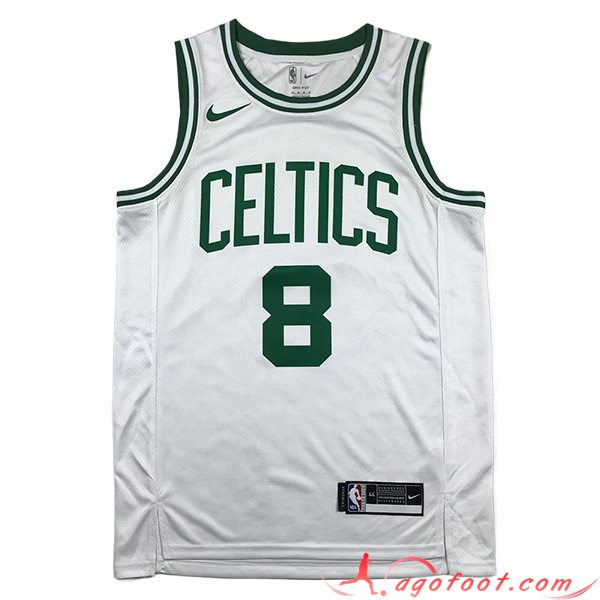 Maillot Boston Celtics (PORZINGIS #8) 2023/24 Blanc/Vert