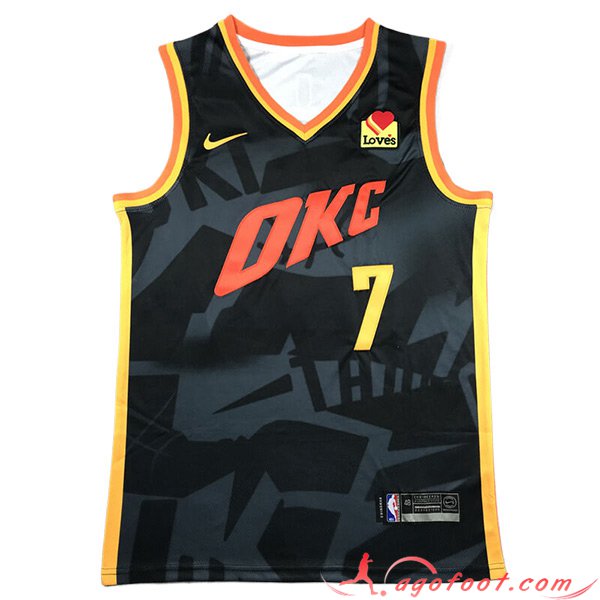 Maillot Oklahoma City Thunder (HOLMGREN #7) 2023/24 Noir