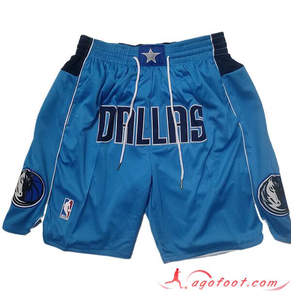 Shorts NBA Dallas Mavericks 2023/24 Bleu -02