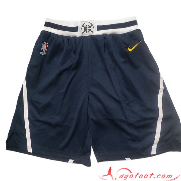 Shorts NBA Denver Nuggets 2023/24 Bleu Foncé