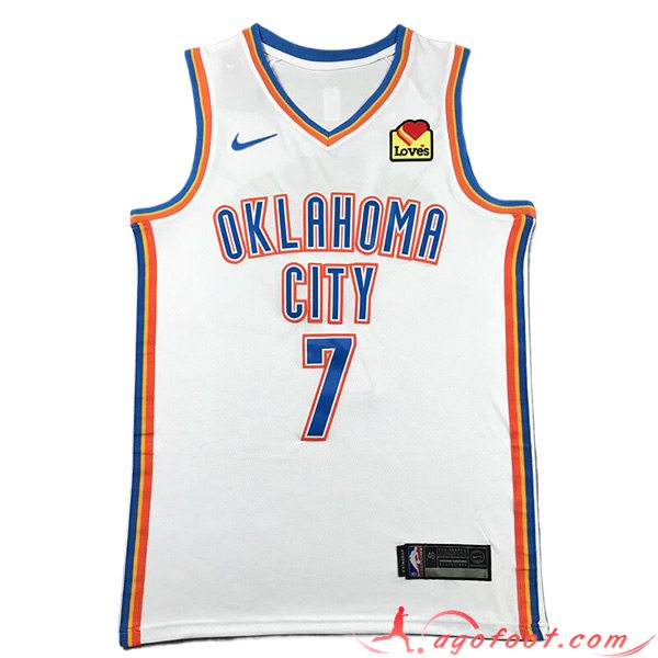 Maillot Oklahoma City Thunder (HOLMGREN #7) 2023/24 Blanc