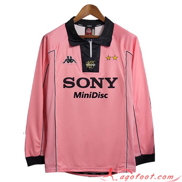 Maillot de Foot Juventus Retro Exterieur Manches Longues 1997/1998