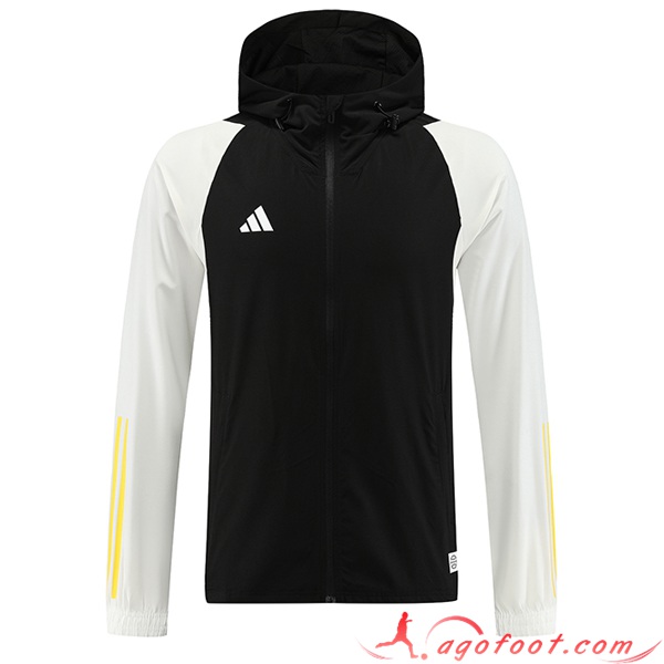 Coupe-Vent Adidas Noir/Blanc 2023/2024