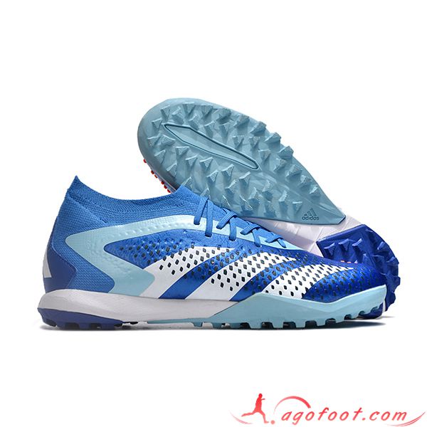 Adidas Chaussures de Foot PREDATOR ACCURACY.1 TF BOOTS Bleu/Blanc