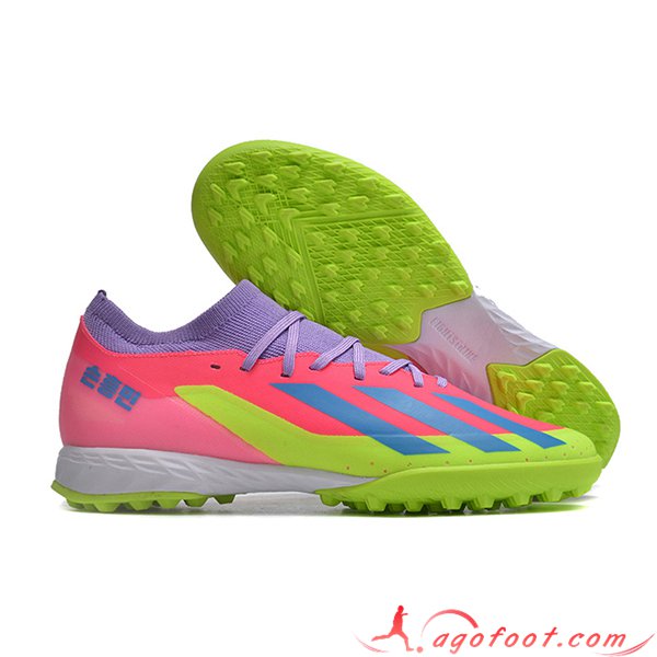 Adidas Chaussures de Foot X CRAZYFAST.3 TF BOOTS Noir/Jaune