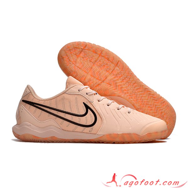 Nike Chaussures de Foot Legend 10 Academy IC Orange/Noir