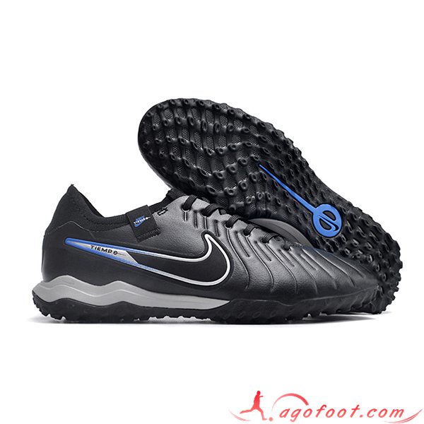 Nike Chaussures de Foot Tiempo Legend X PRO TF Noir