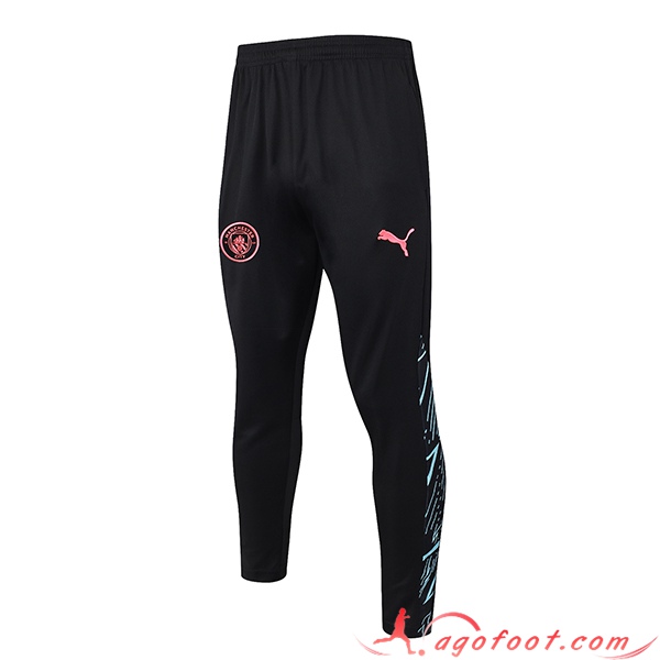 Pantalon Foot Manchester City Bleu/Noir/Rouge 2023/2024