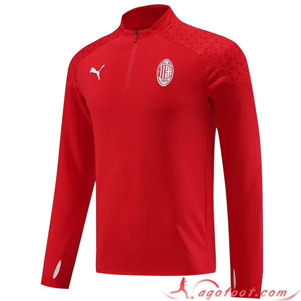 Sweatshirt Training Milan AC Rouge 2023/2024 -03
