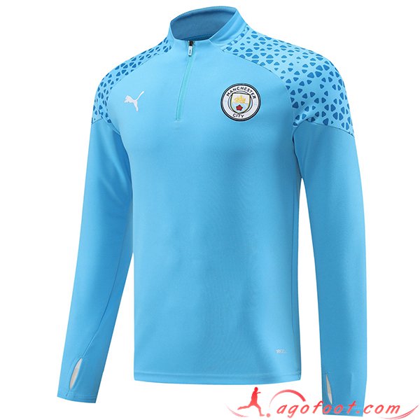 Sweatshirt Training Manchester City Bleu 2023/2024 -03