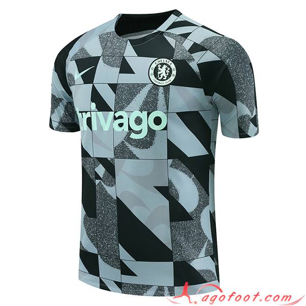 Training T-Shirts FC Chelsea Vert/Noir/Gris 2023/2024