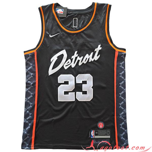 Maillot Detroit Pistons (IVEY #23) 2023/24 Noir
