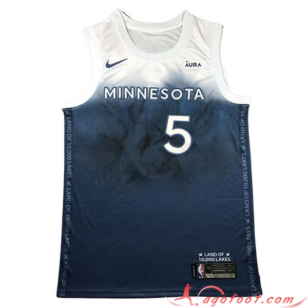 Maillot Minnesota Timberwolves (EDWARDS #5) 2023/24 Noir/Bleu -02