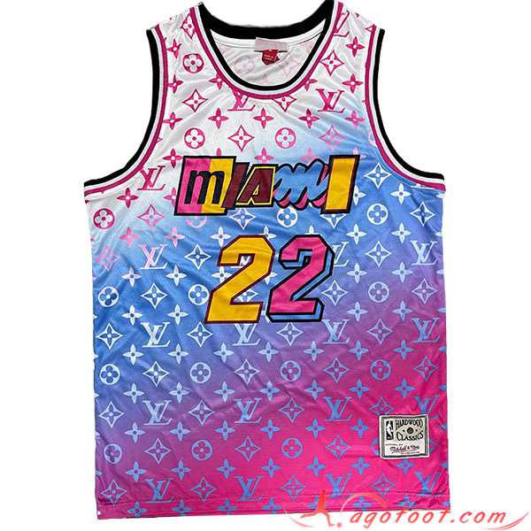 Maillot Miami Heat (BUTLER #22) 2023/24 Pourpre/Bleu/Blanc
