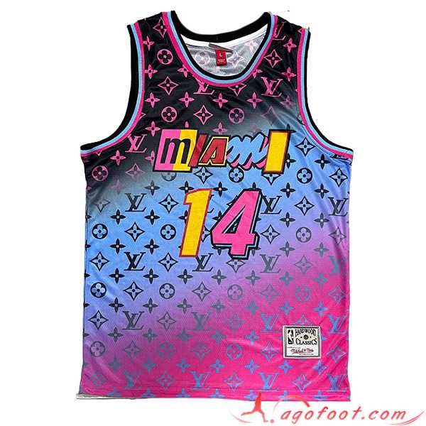Maillot Miami Heat (HERRO #14) 2023/24 Pourpre/Bleu/Noir
