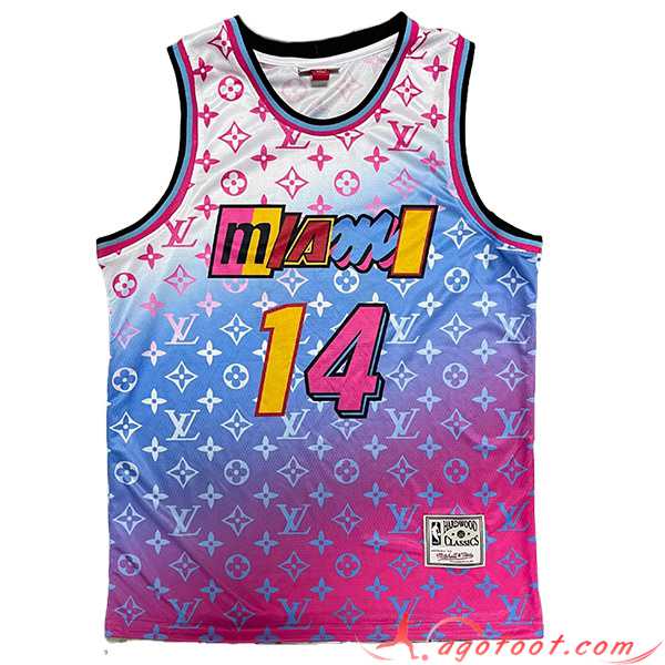 Maillot Miami Heat (HERRO #14) 2023/24 Pourpre/Bleu/Blanc