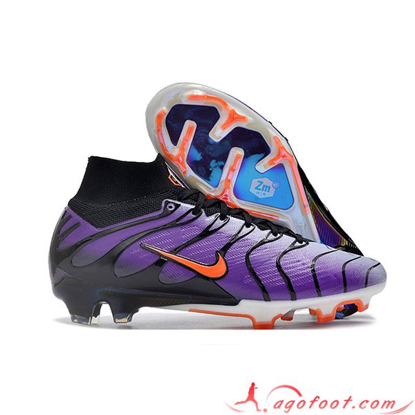 Nike Chaussures de Foot Air Zoom Mercurial Superfly IX Elite FG TN Pourpre