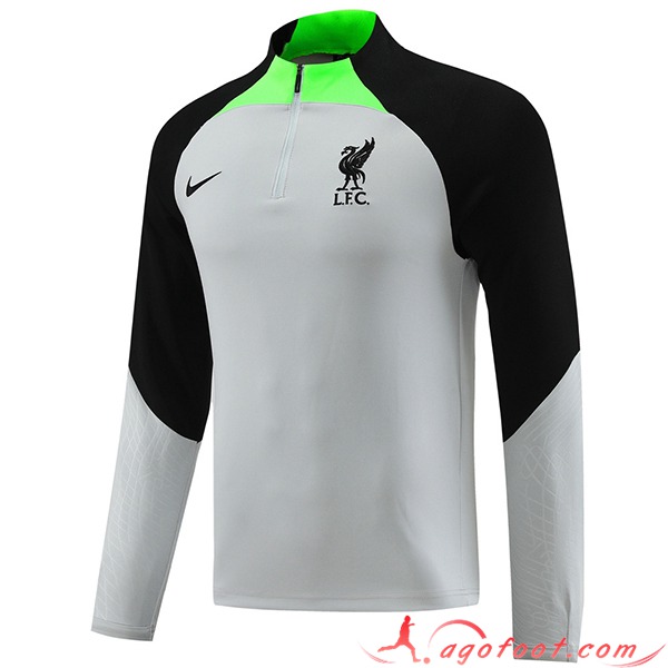 Sweatshirt Training FC Liverpool Gris/Noir 2023/2024