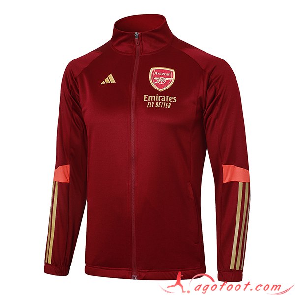 Veste Foot Arsenal Rouge 2023/2024 -02
