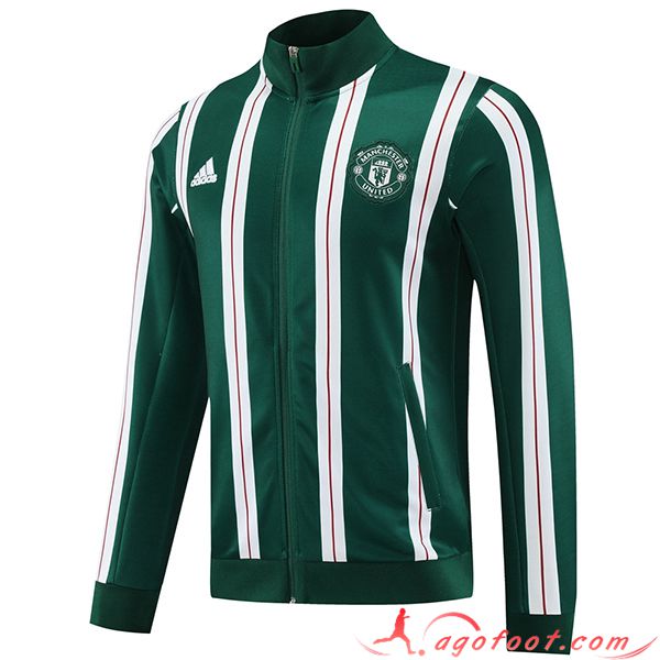 Veste Foot Manchester United Vert/Blanc 2023/2024