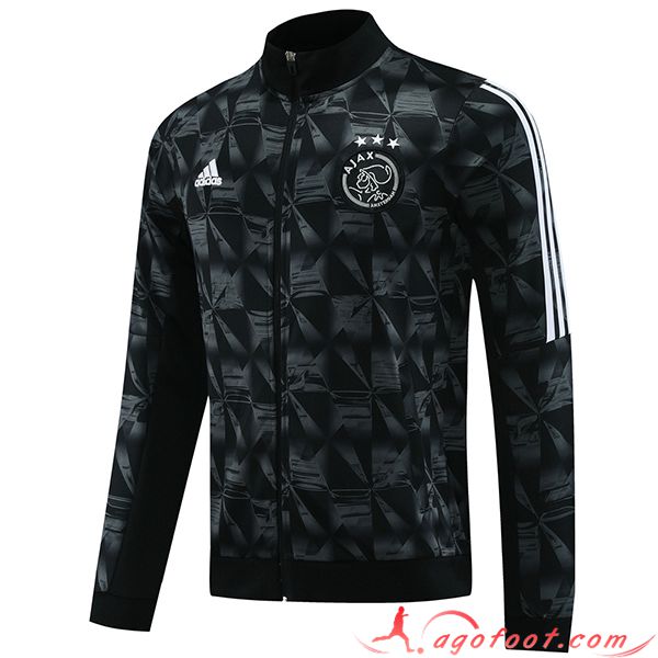 Veste Foot Ajax Noir/Gris 2023/2024