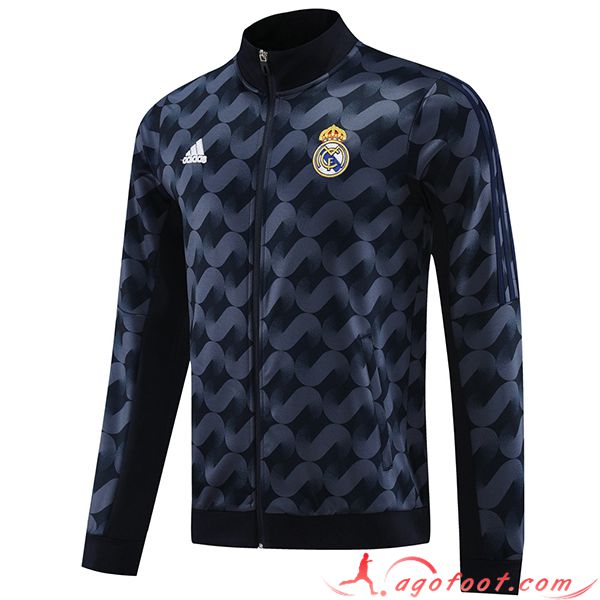 Veste Foot Real Madrid Noir/Bleu 2023/2024