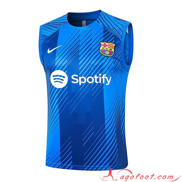 Training Debardeur FC Barcelone Bleu 2023/2024 -06