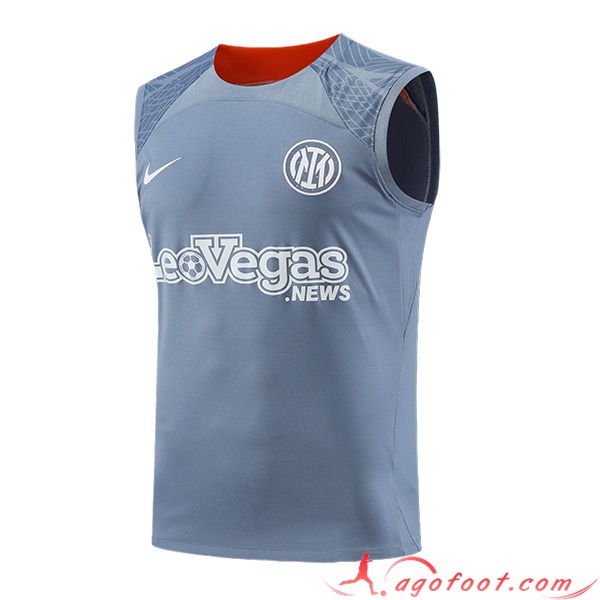 Training Debardeur Inter Milan Gris/Orange 2023/2024