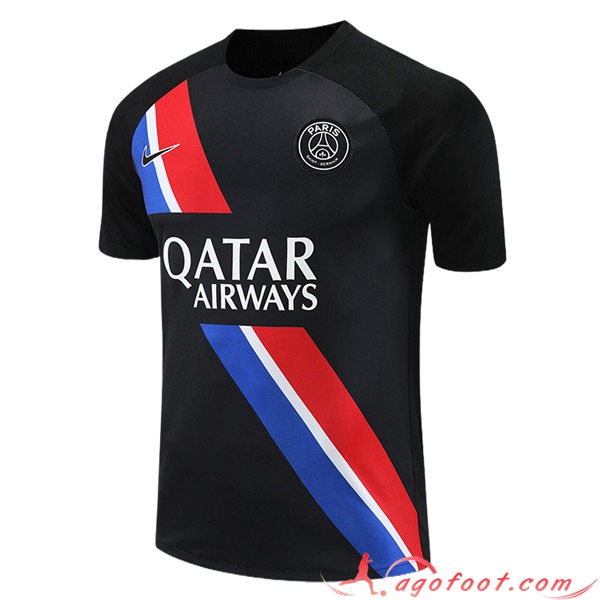 Training T-Shirts PSG Noir/Rouge/Bleu 2023/2024