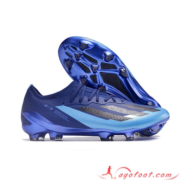 Adidas Chaussures de Foot X CRAZYFAST MESSI.1 FG BOOTS Bleu/Noir