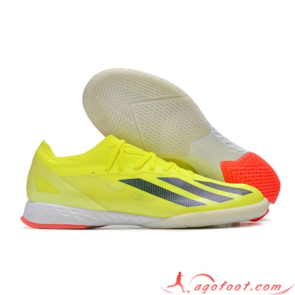 Adidas Chaussures de Foot X CRAZYFAST.1 IC BOOTS Jaune/Noir
