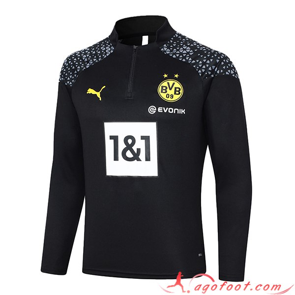 Sweatshirt Training Dortmund BVB Noir 2023/2024