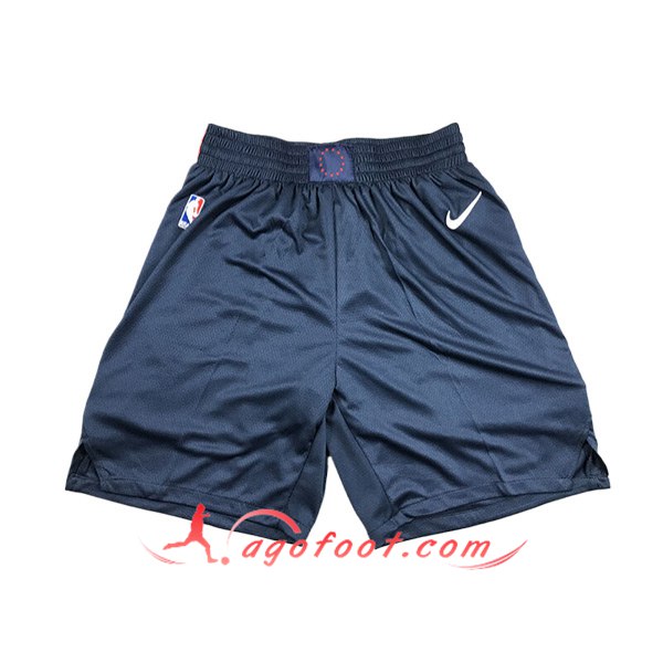 Shorts NBA Philadelphia 76ers 2023/24 Bleu Foncé -02