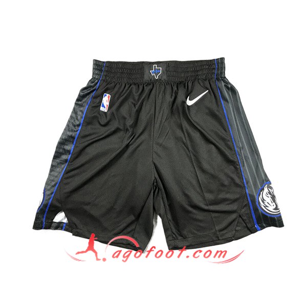 Shorts NBA Dallas Mavericks 2023/24 Noir/Bleu