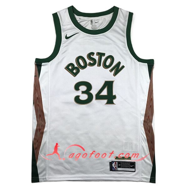 Maillot Boston Celtics (PIERCE #34) 2023/24 Bleu/Vert/Brun