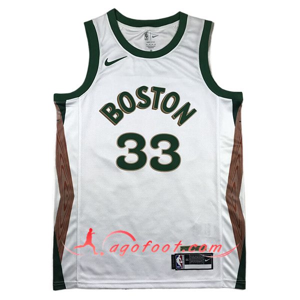 Maillot Boston Celtics (BIRD #33) 2023/24 Bleu/Vert/Brun