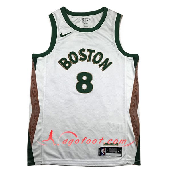 Maillot Boston Celtics (PORZINGIS #8) 2023/24 Bleu/Vert/Brun